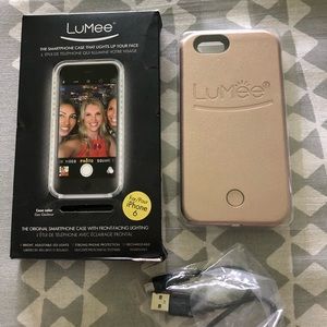 LUMEE rose gold iPhone 6 case